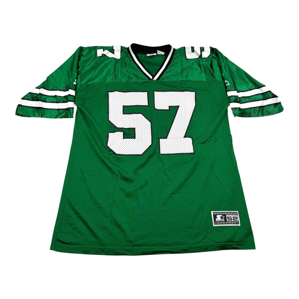 Vintage New York Jets Football Jersey Mens XL Green NFL Mo Lewis 57 Starter